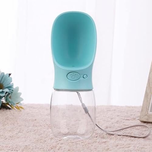 Miniatura 5 de Regekul Botella de agua para perros, dispensador portátil de agua para cachorros a prueba de fugas con alimentador de beber para mascotas al aire