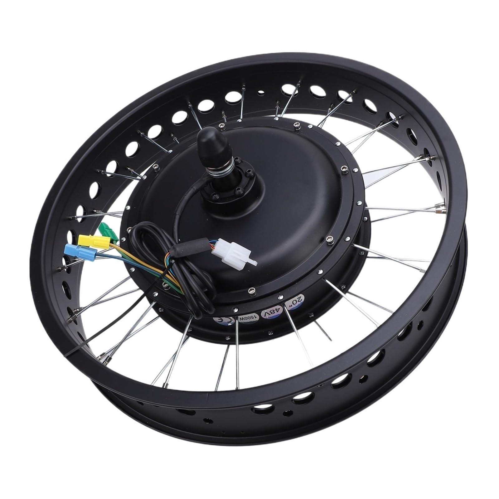 Kit trazione Posteriore for Bici elettrica da 20 Pollici 1500W 48V da 414 a 487 Giri/min IP65 Kit Controller Motore mozzo con Display a Colori Resistente all'Acqua