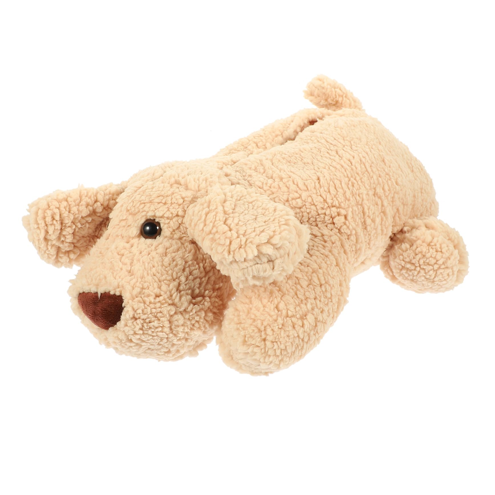 Porte-rouleau papier chien en peluche douce pour le bureau et la maison