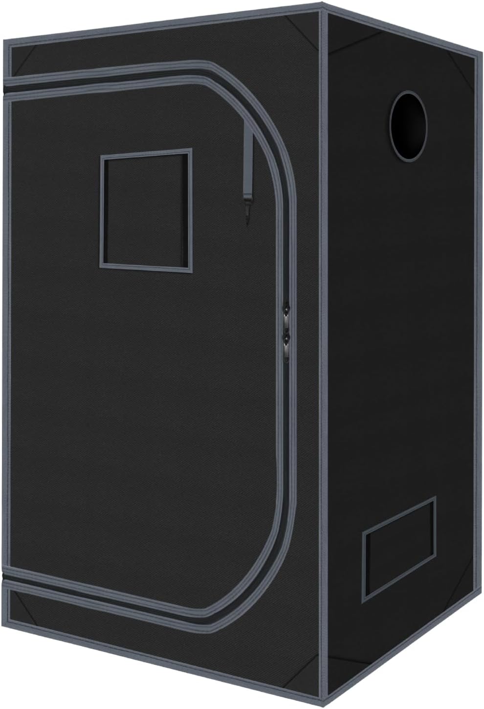 ZAZZY Grow Tent 48"x48"x78" Growing Tents for Indoor Plant 600D Mylar Hydroponic High Reflective Grow Tent for Plant Fruit Flower Veg Growing 4x4