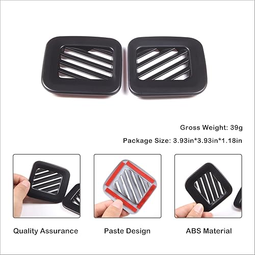 Miniatura 7 de Marco de Ventilación de Salida de Aire Acondicionado Lateral del Salpicadero del Automóvil Compatible con Ford Maverick 2022-2025 Consola Central