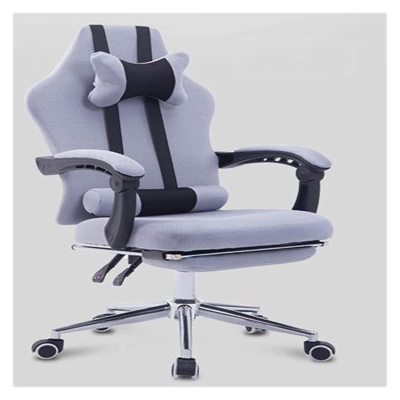 NZPOST Office Chair Office Chair Ergonomic Recliner Gaming Chair Computer Chair Home Swivel Chair Mesh Seat Office Desk Chair Chair (Grey)
