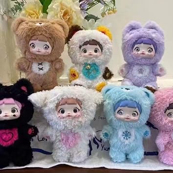 Nommi Blind Box Plush Doll Nommi Loveliness Never Ends Series Kawaii Plushie Figure Doll Cute Xmas Collectible Birthday Gift(1 Pack)