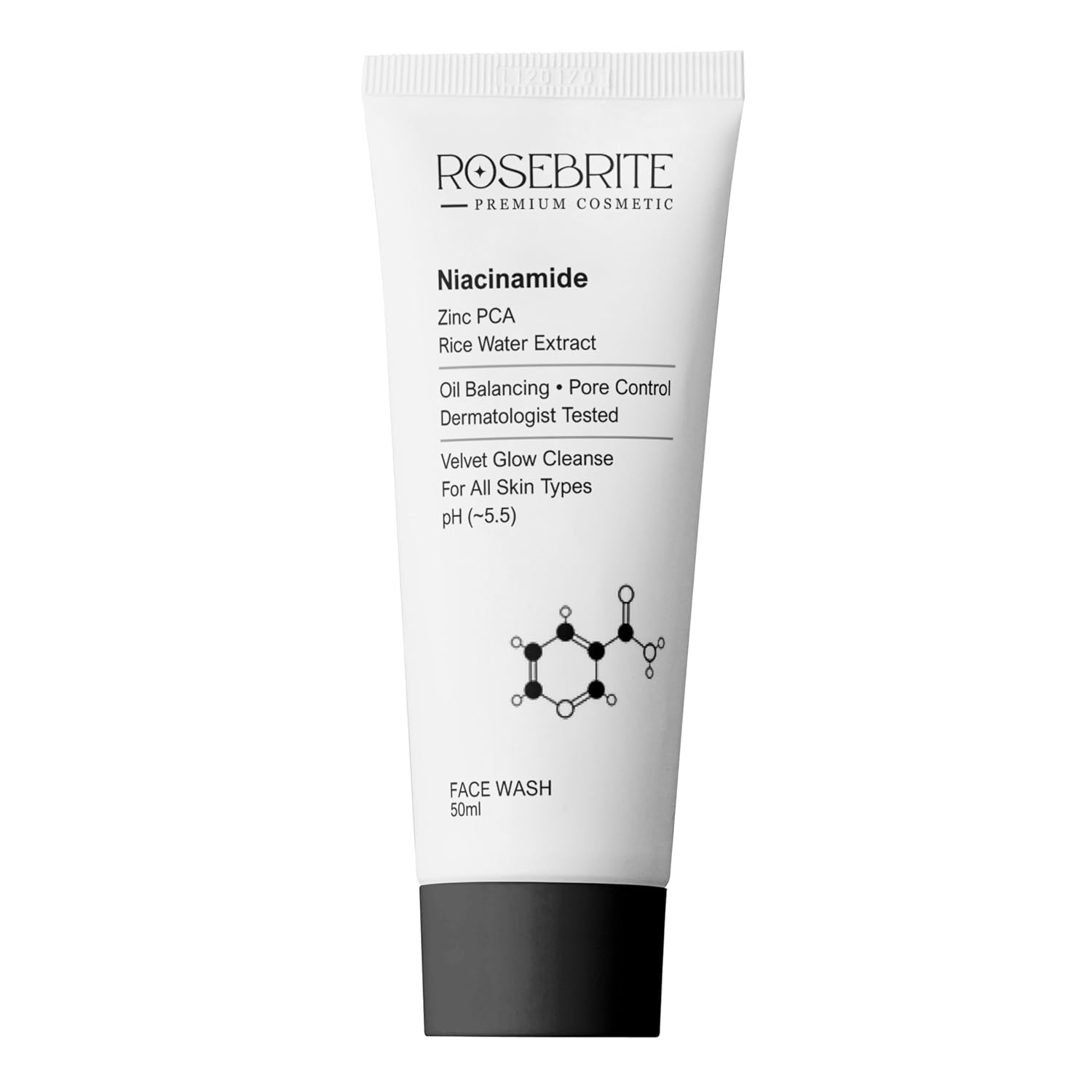 Rosebrite Niacinamide Face Wash with Zinc PCA & Rice Water Extract - Oil Balancing, Pore Control & Velvet Glow Cleanse | D... - Review, Price and Buying Guide