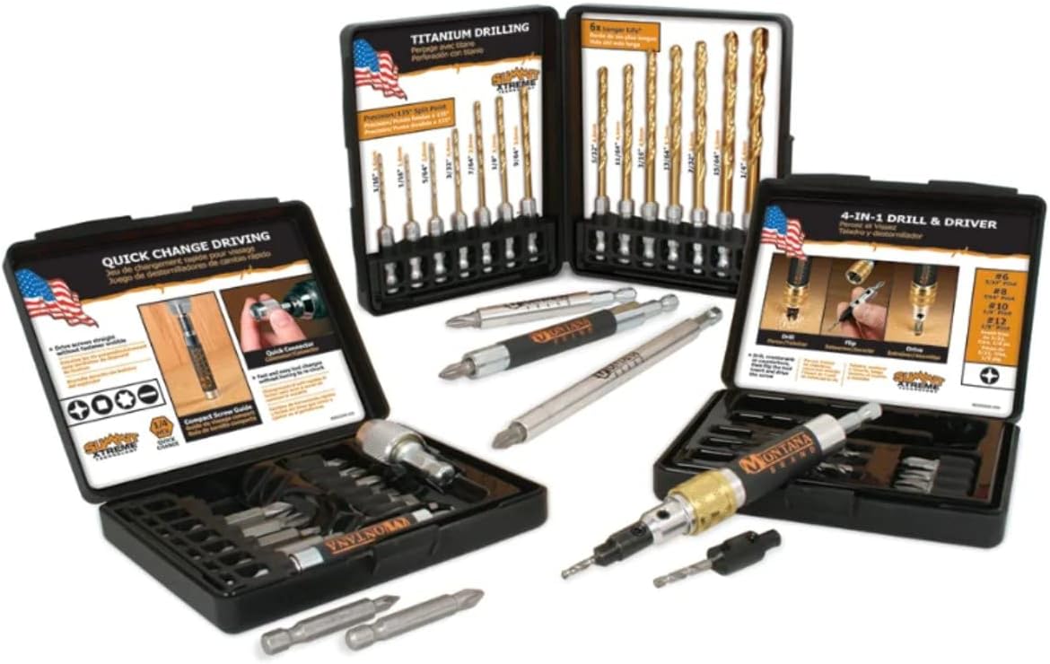 Montana Brands MB-65944 45 Piece Big Sky Drill/Driver Set