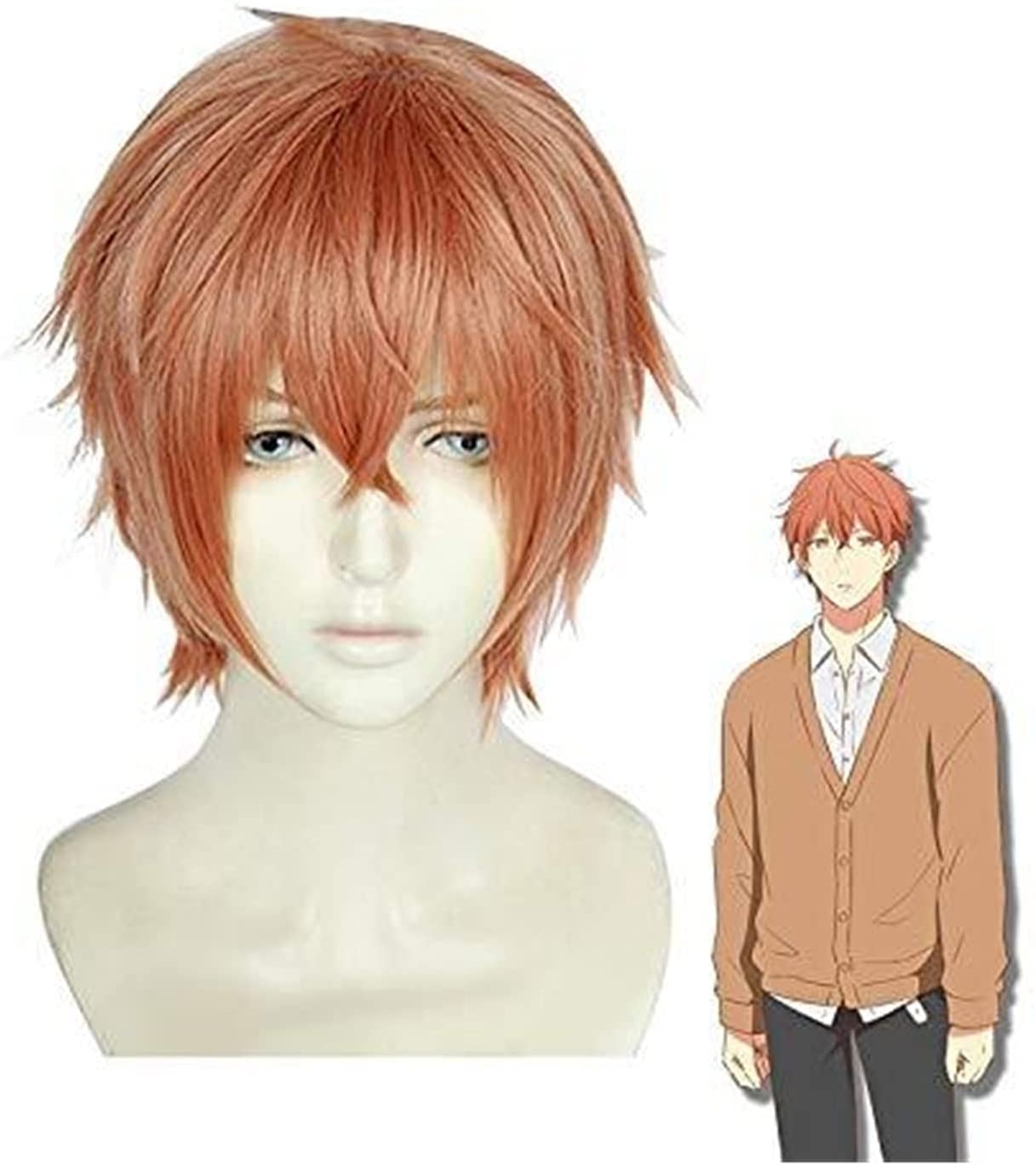 Anime Given Sato Mafuyu Short Wig Cosplay Costume Heat Resistant Synthetic Hair Men Women Halloween Party Wigs Women Wigs