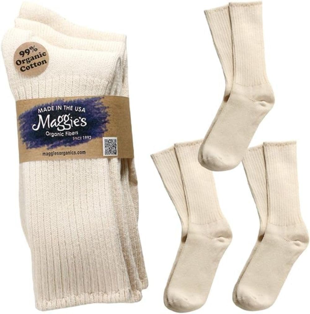 Maggie's Organic Cotton Crew Socks