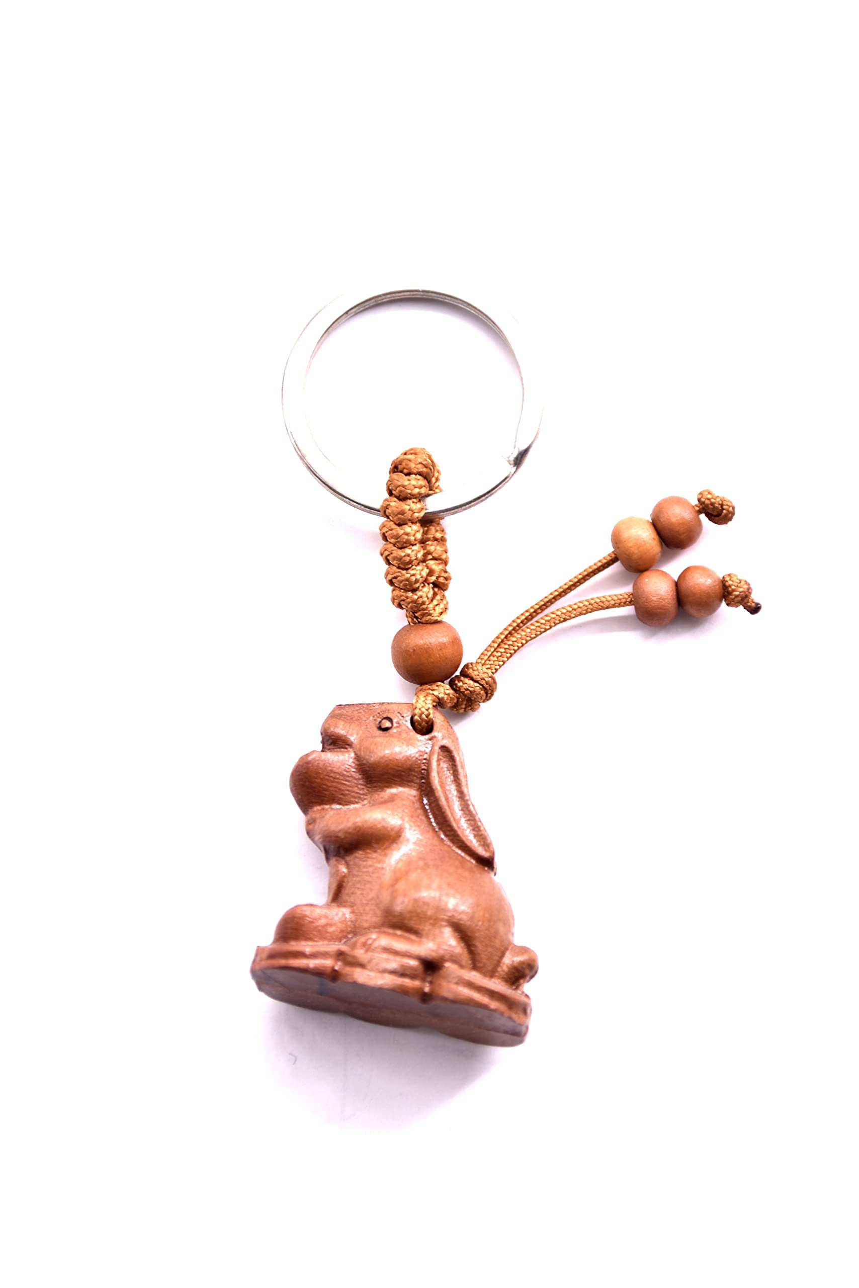 Buy 2023 Feng Shui Rabbit Figurine Handmade Wood Rabbit Collectible