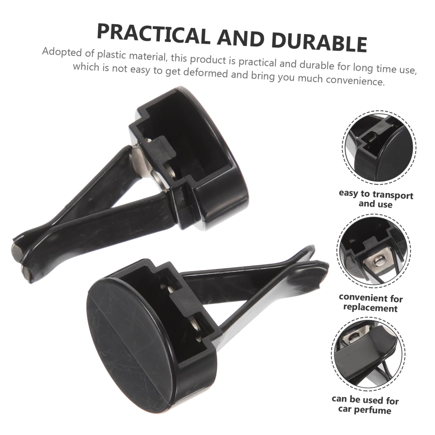 100pezzi Clip per Bocchetta d Aria Auto Clip per Deodoranti Auto per Accessori per Interni Realizzati in Materiali Plastici Sicuri e Durevoli