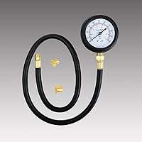 Vista 6 de YSTOOL Kit de probador de presión de aceite, herramienta profesional de medidor de presión de aceite para prueba de diagnóstico de motor con Azul