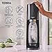 SodaStream Terra Sparkling Water Maker Bundle (Black), with CO2, DWS Bottles, and Bubly Drops Flavors