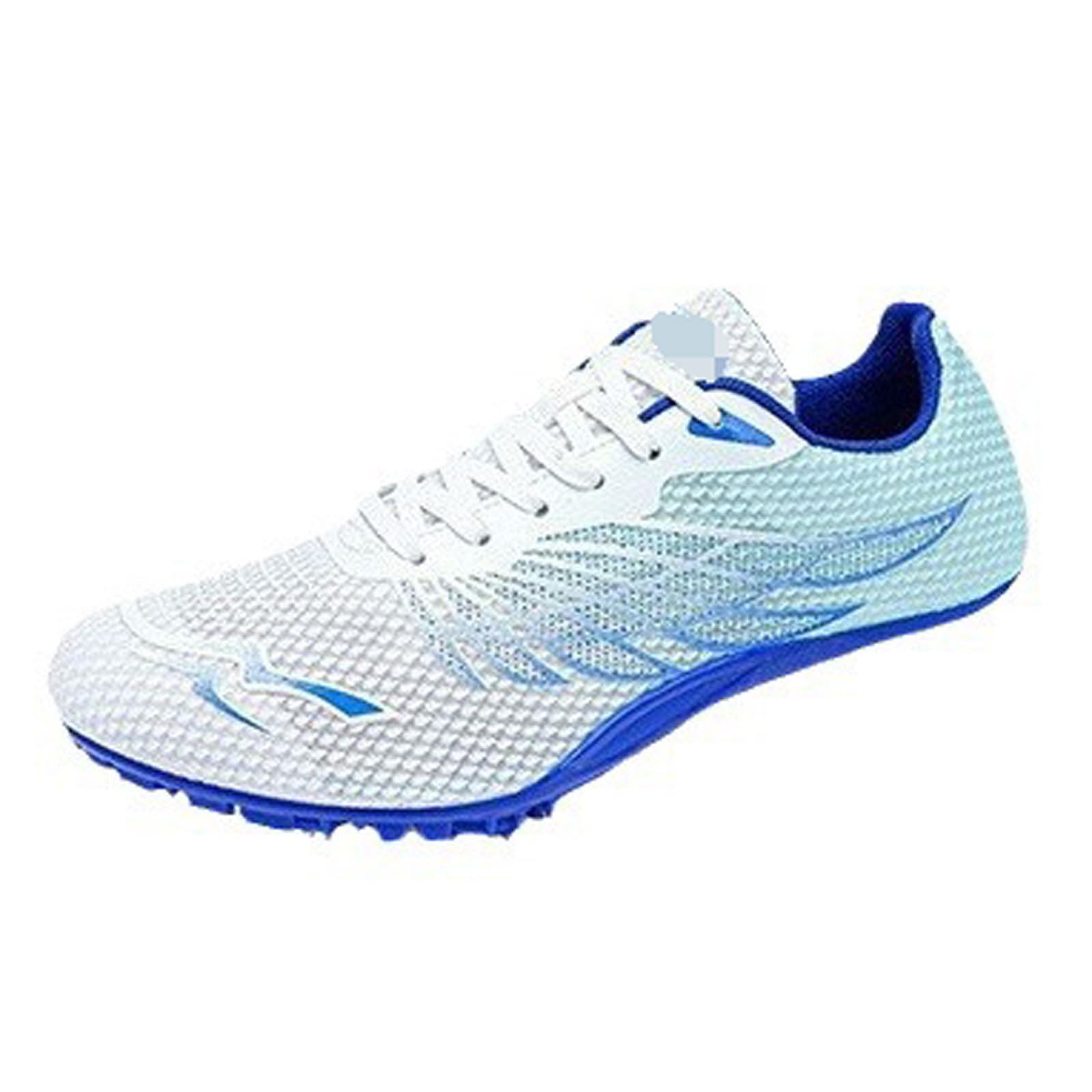 Zenithia Zapatillas De Correr con Clavos,Zapatillas De Clavos Atletismo Zapatillas De Clavos Atletismo Unisex,Antideslizantes Transpirables Resistente Al Desgaste para Hombres Y Mujeres