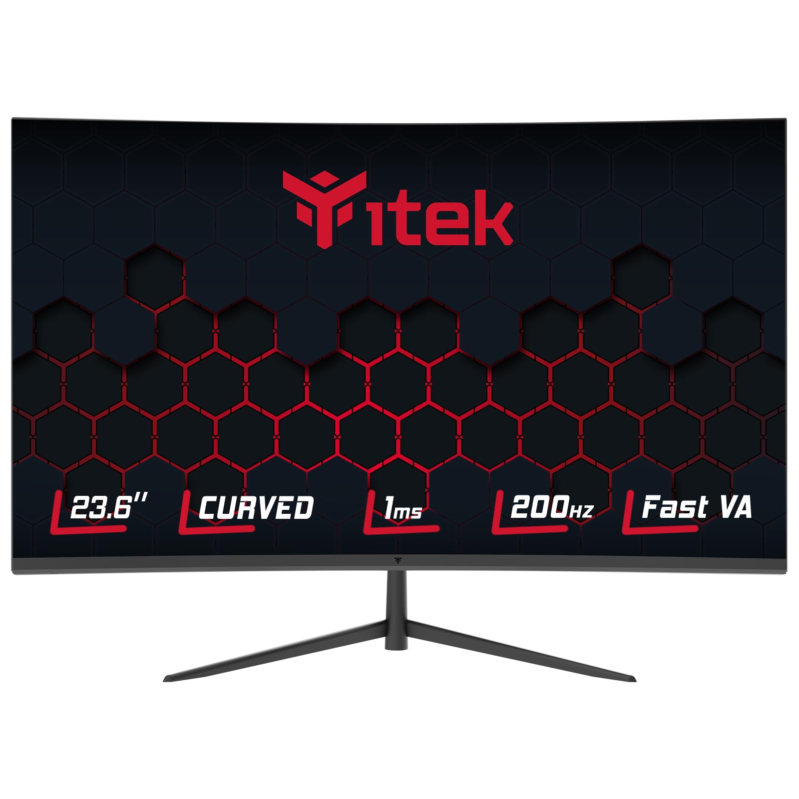 monitoressicurata 23,6 pollici curva 200hz fast va panel