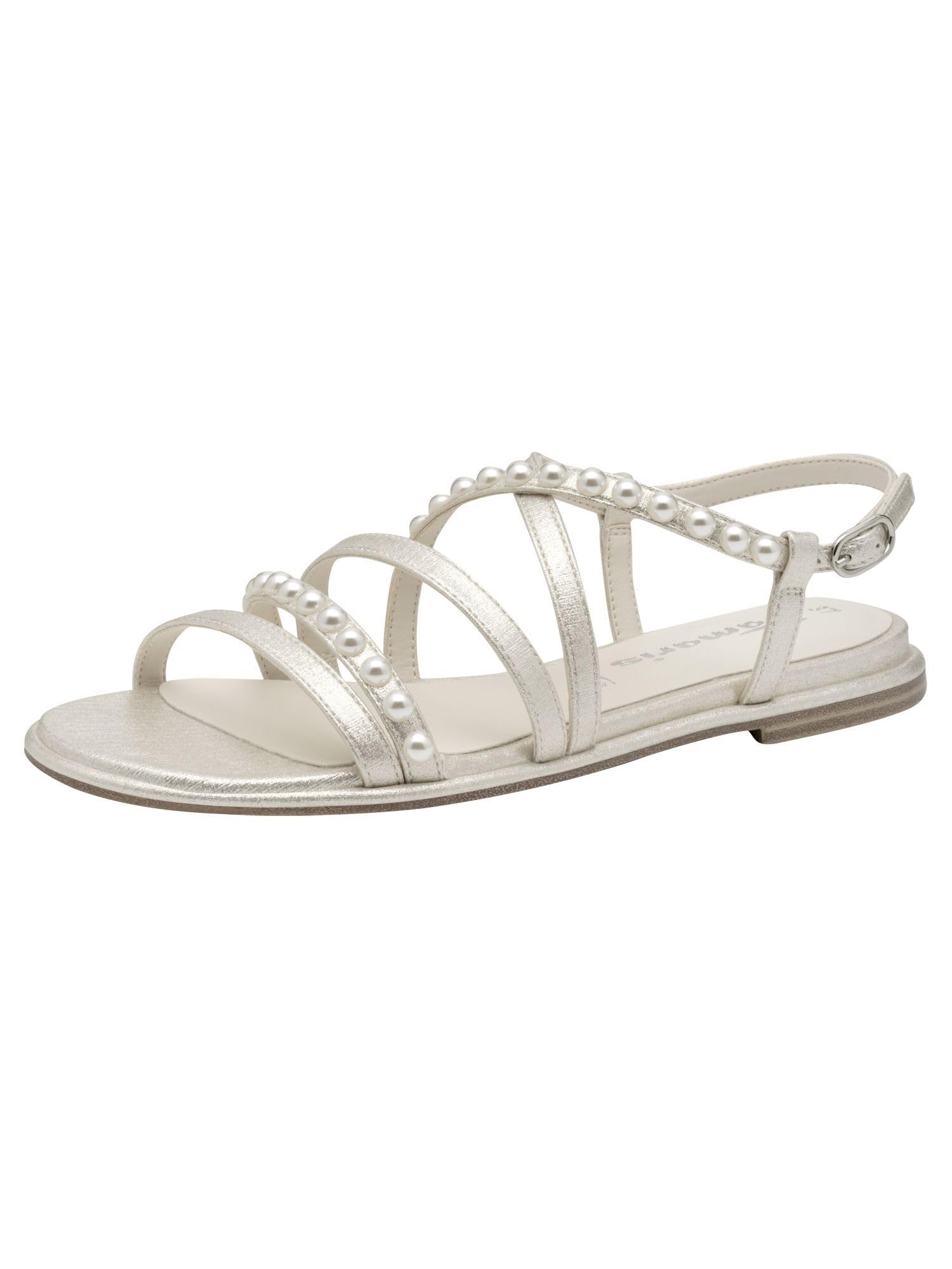 Tamaris Sandal Black, champagner, 6.5 UK