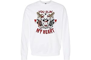 You Slay my Heart: A Stylish Sweatshirt for Horror Admirers