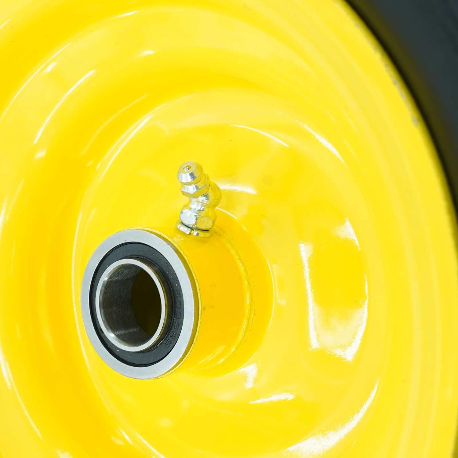 15x6.00-6 Lawn Mower Tires Flat Free,15x6x6 Tire and Wheel, 3" Centered Hub, 3/4" & 5/8" Bearings and 1" bushings, 500lbs Capacity, Compatible with Riding Mowers, Lawn Tractor Tire (2 Pack)