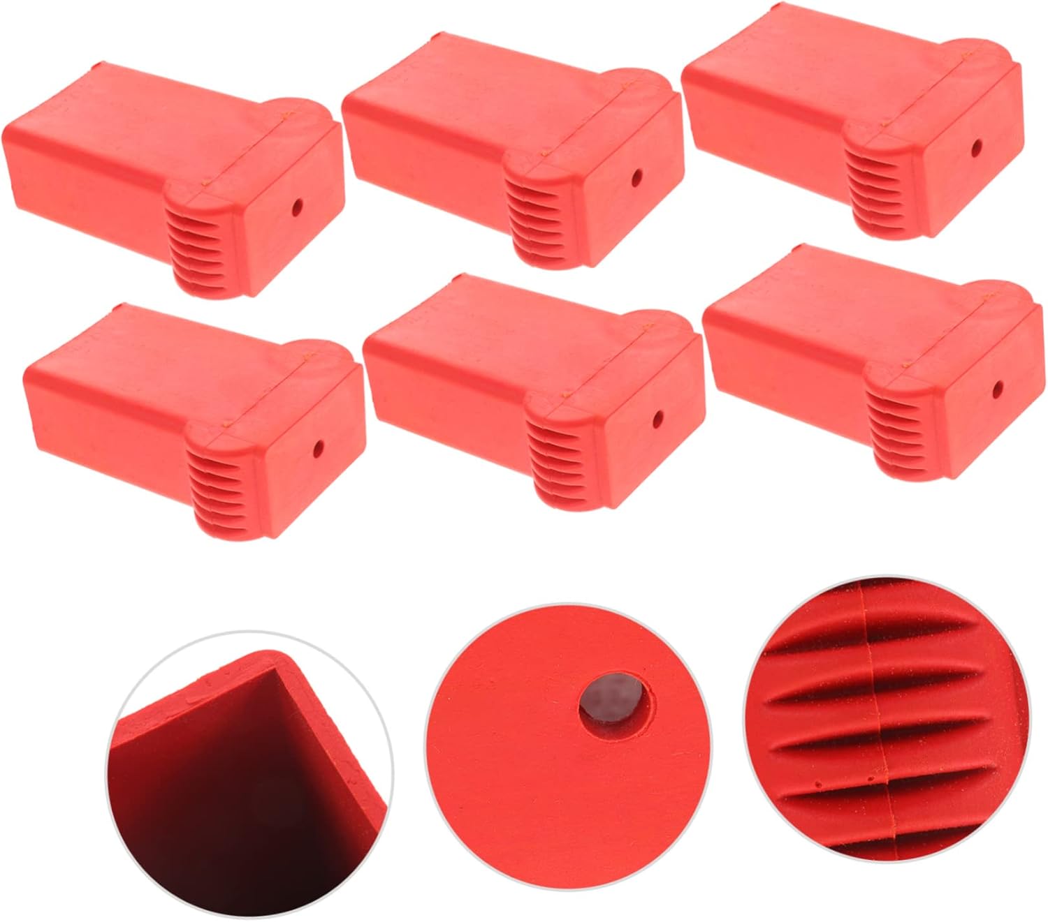 ARTIBETTER 12pcs Non-Slip Ladder Feet Covers Durable Rubber Pads for Ladder Protection Easy Installation for Indoor and Outdoor Use Fits Standard Feet