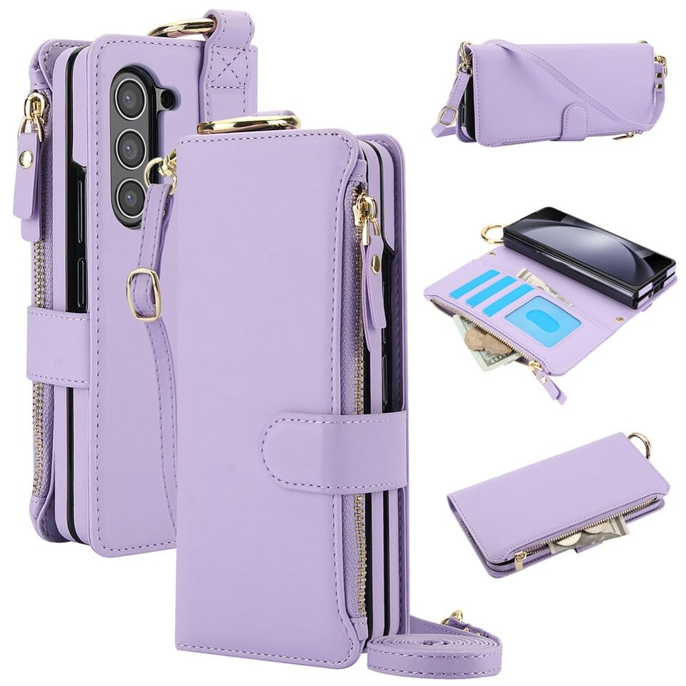 Étui en cuir pour Samsung Galaxy Z Fold 7 idéal pour le bureau