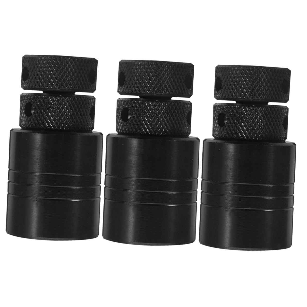 SOLUSTRE 3st Buchsenblock Schraubenheber Jack Maschinist Wagenheber Maschinist Jack Steht Werkzeugmaschinenheber Mini-spindelhubpfosten Nivellierheber Hausheber Zum Nivellieren Stahl