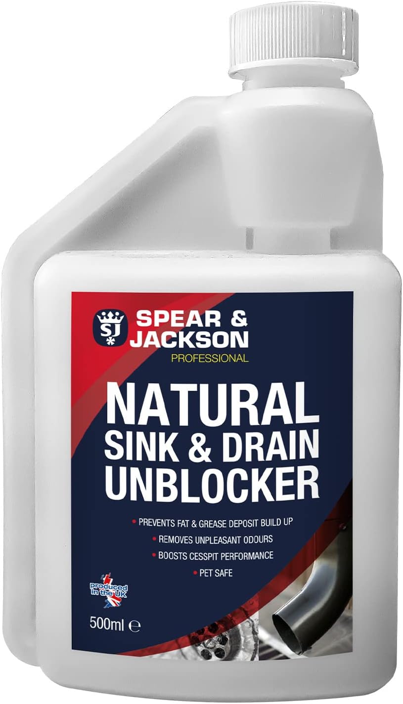 Jeyes Drain Unblocker, Powerful Outdoor Cleaning Fluid, Cleans and
