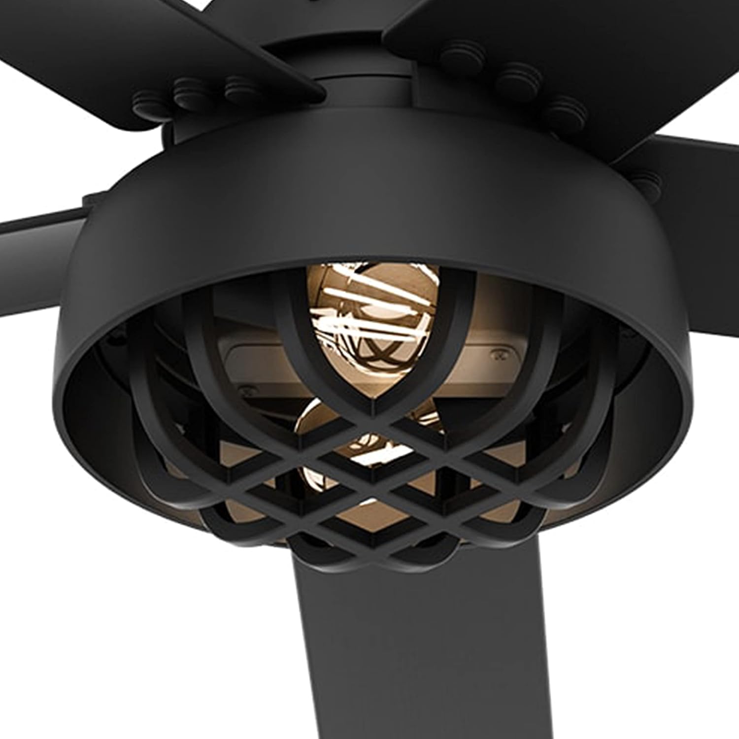 Buy Hunter Fan 52 inch Casual Matte Black Outdoor Ceiling Fan with