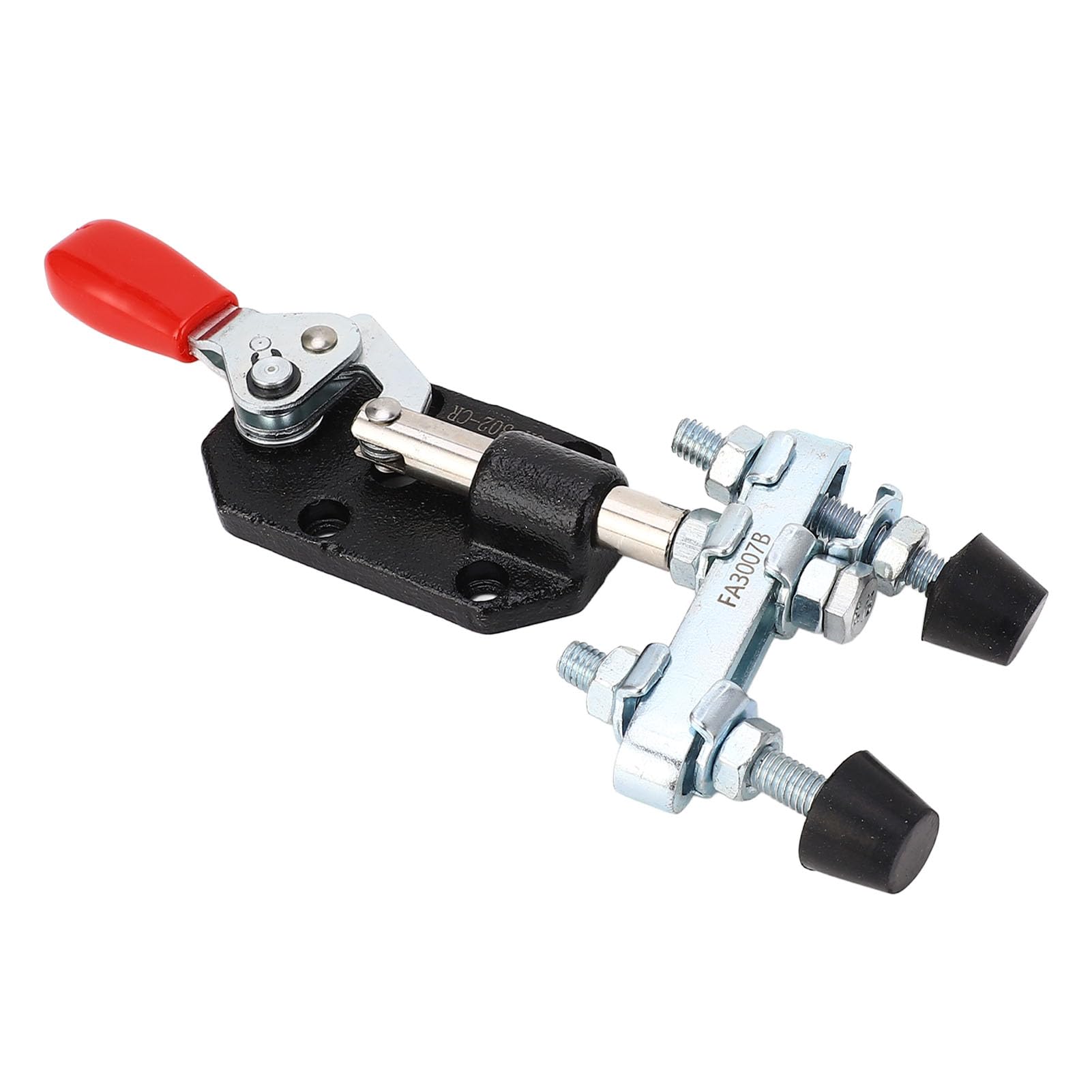 Plunger Stroke Push Pull Clamp, Toggle Clamp High Carbon Steel Quick Release Double Head Push Pull Clamp 90kg Holding Capacity for, Hardwareclampvise