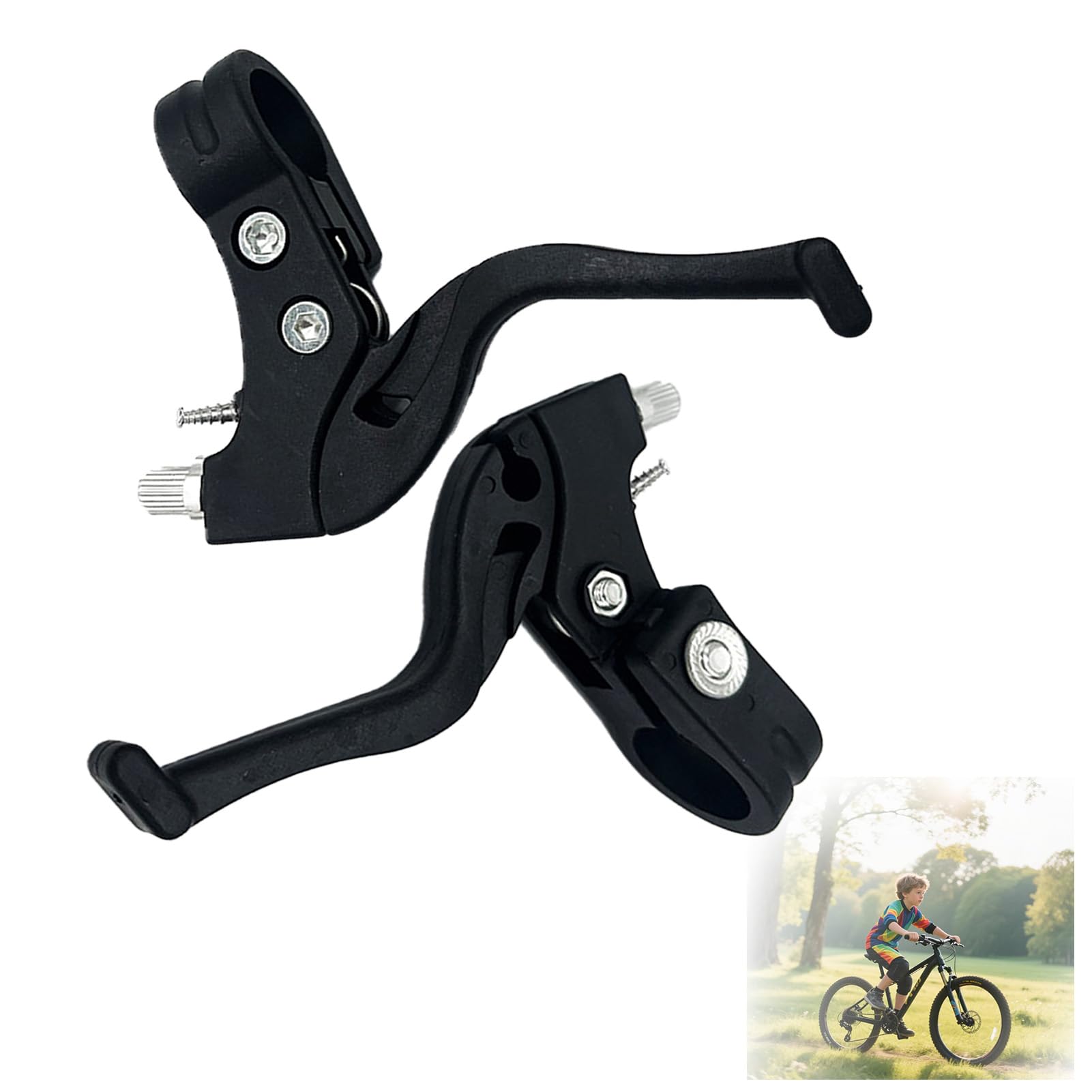 freno bici bambino, leve freno bici, leve freno bicicletta bambini, Leva Del Freno per Bicicletta, regolazione precisa, per bici bambino manubrio 22mm MTB corsa pieghevoli city bike