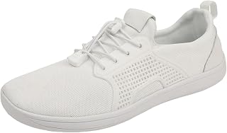 VBEDKDEB Zapatillas deportivas para mujer, transpirables, de malla tejida con puntera ancha, para mujer