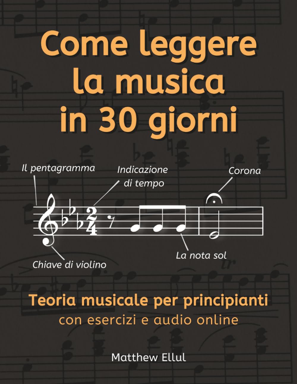 Come leggere la musica in 30 giorni: Teoria musicale per principianti con esercizi e audio online