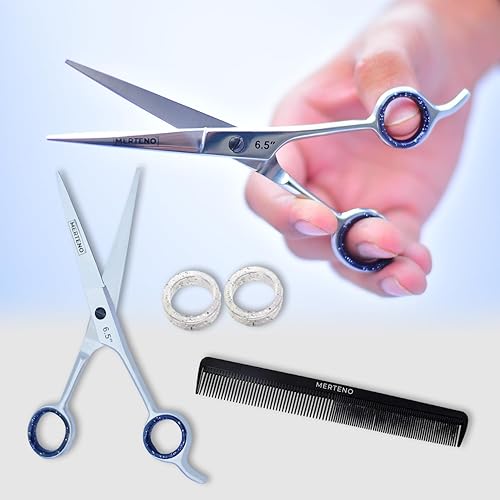 Miniatura 6 de Tijeras profesionales de corte de cabello de 65 pulgadas extremadamente afiladas para mano derecha tijeras de peluquería para hombres y mujeres