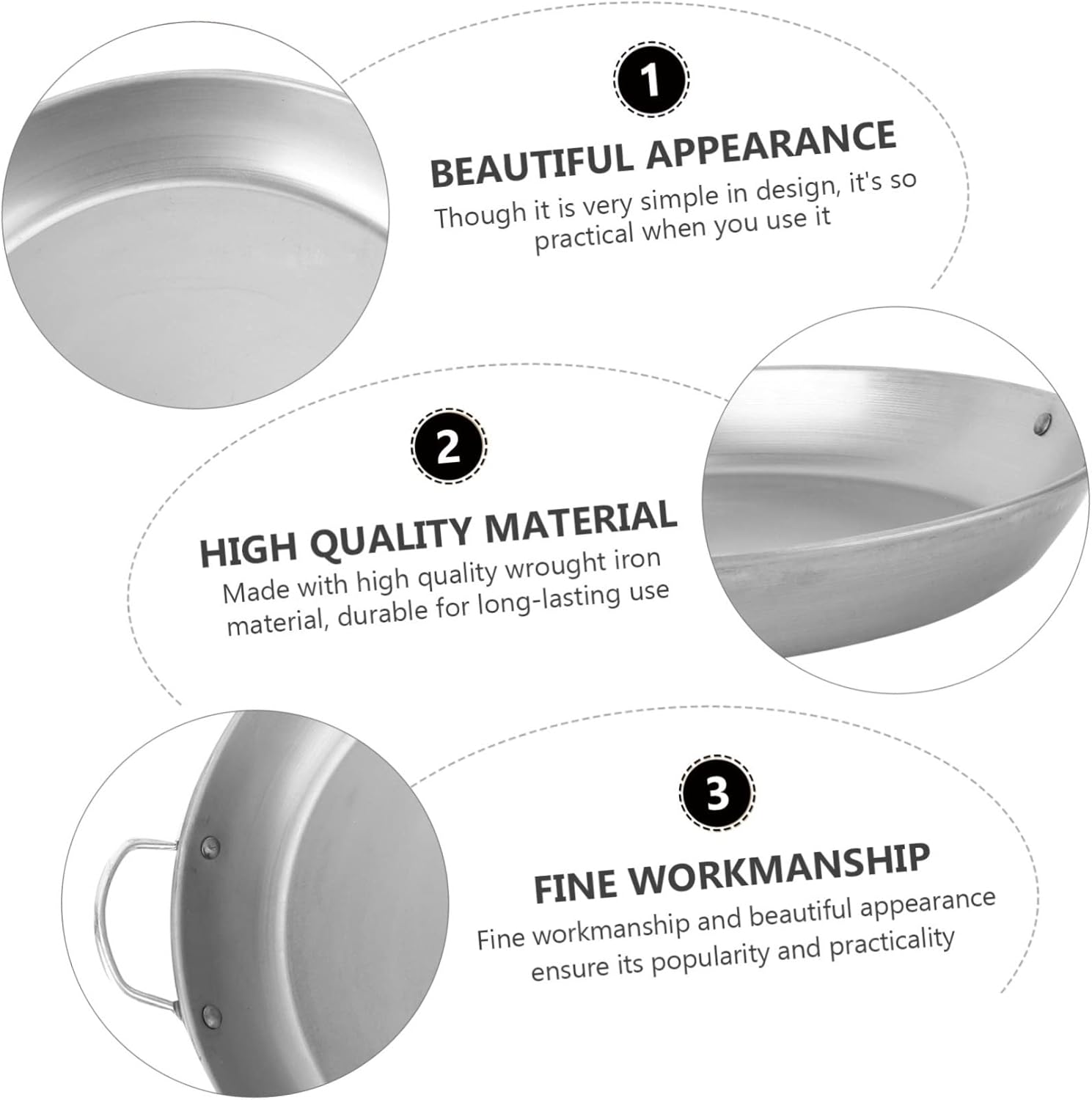 PRETYZOOM Barbecue Pot Steak Grilling Pan Household Iron Plate Outdoor Bbq Pan Grill