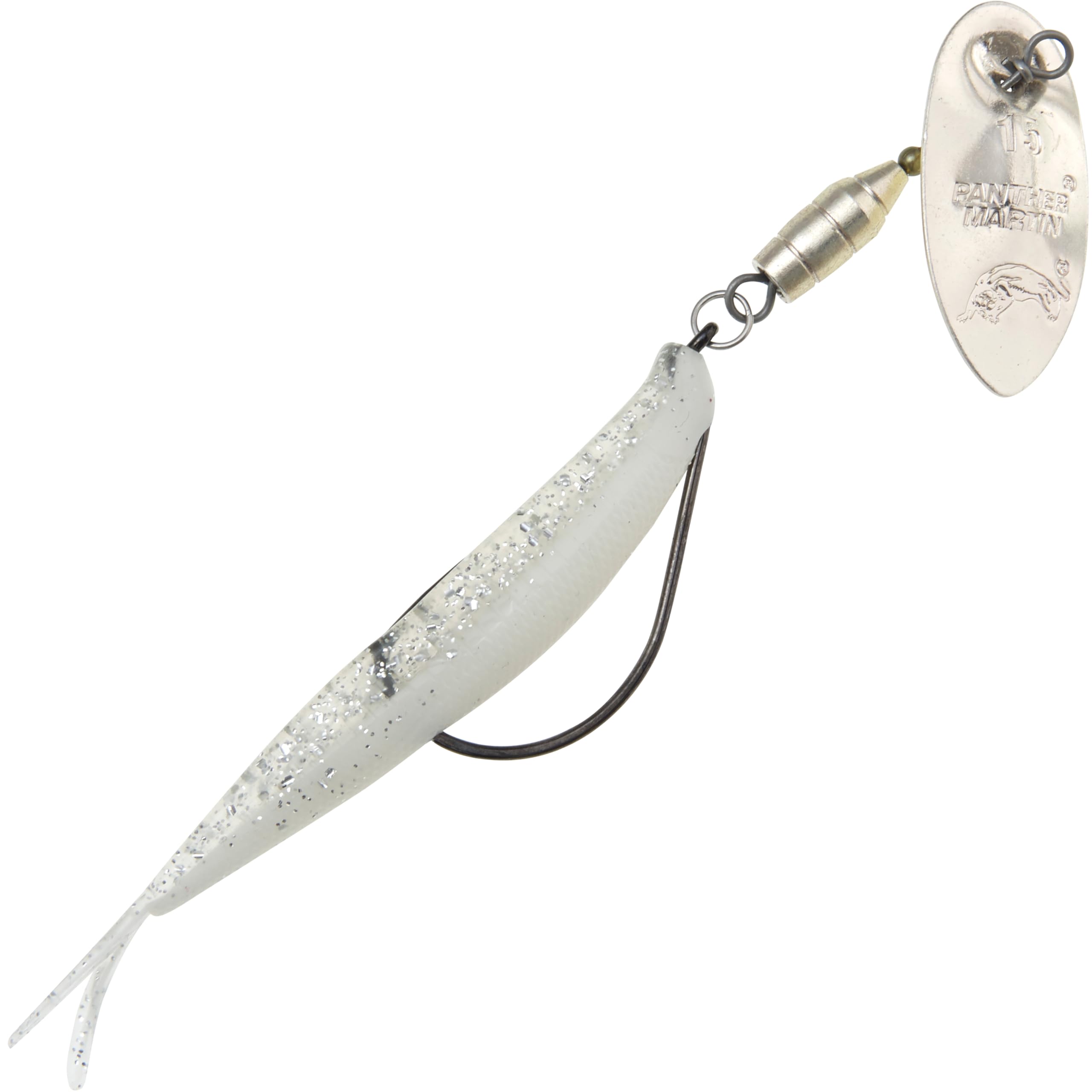 Panther Martin PMWRS_15WR_WI Weed Runner Spinner Fishing Lure, White Ice