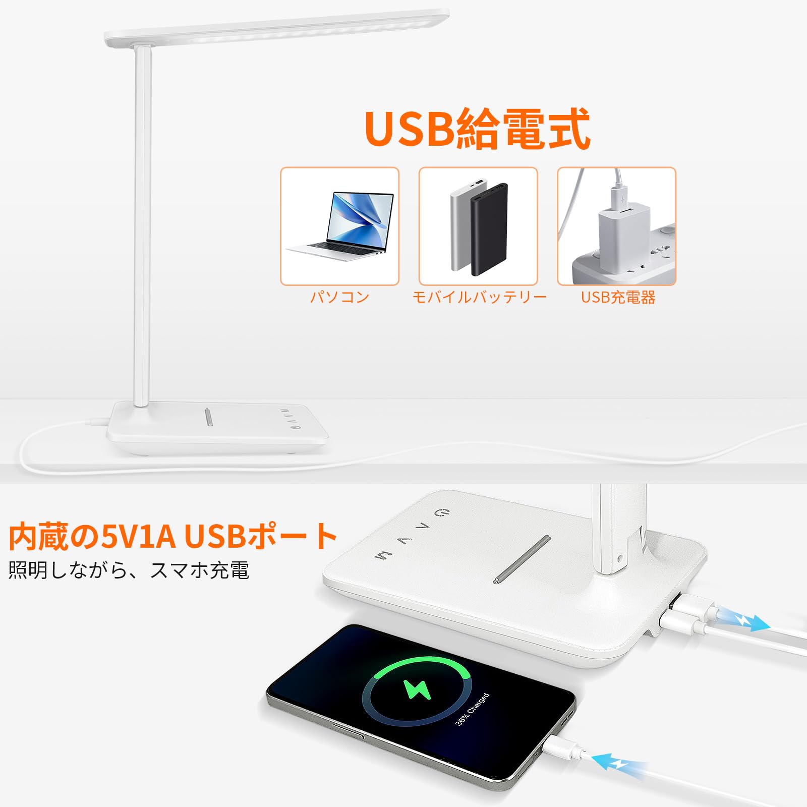Amazon.co.jp: karidi デスクライト led 目に優しい スタンドライト