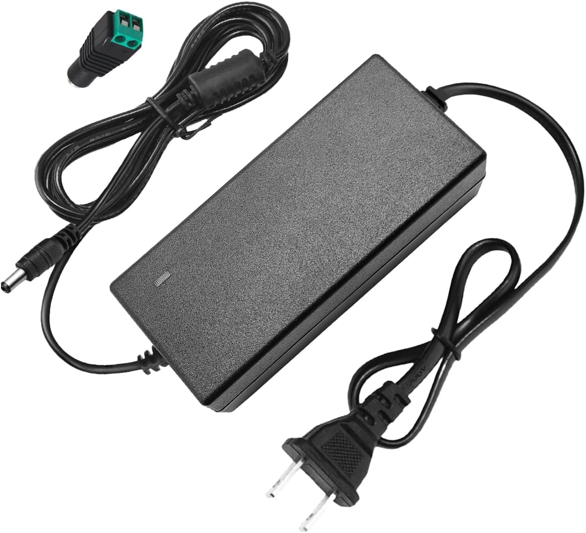 12V 8A Power Supply 96W All-in-one Design Adapter AC 100-240V 50-60Hz to DC 12V Transformer r for LED Strip Lights CCTV Camera