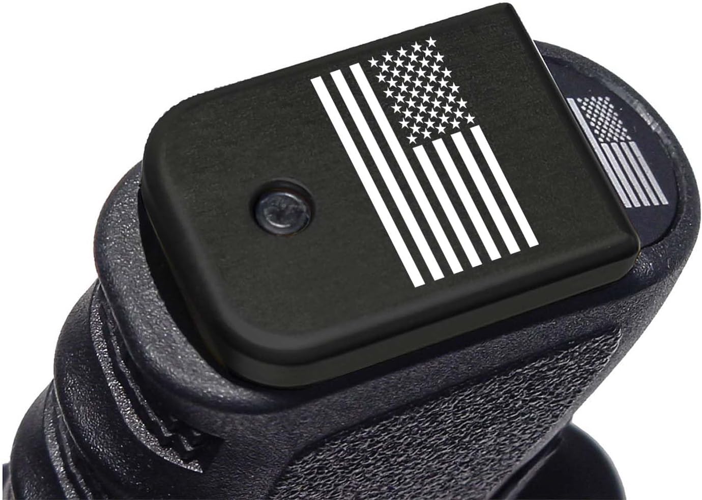 NDZ Performance Magazine Base Plate for Glock Gen 1–4 Models 17–45 | Aluminum | Black | Custom Fill | Choose Image & Color Engraving