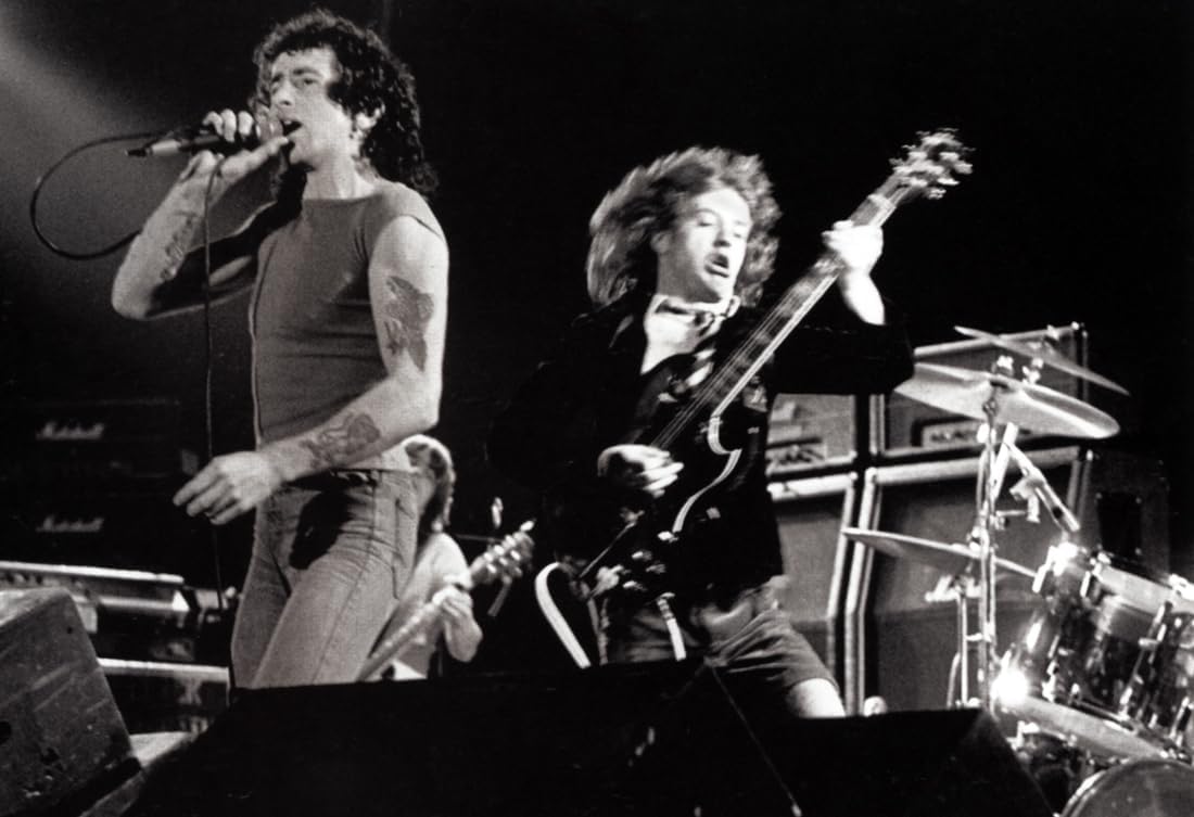 Amazon.com: AC/DC Poster, Live in Concert, Rock Music Icons, ACDC, Art ...