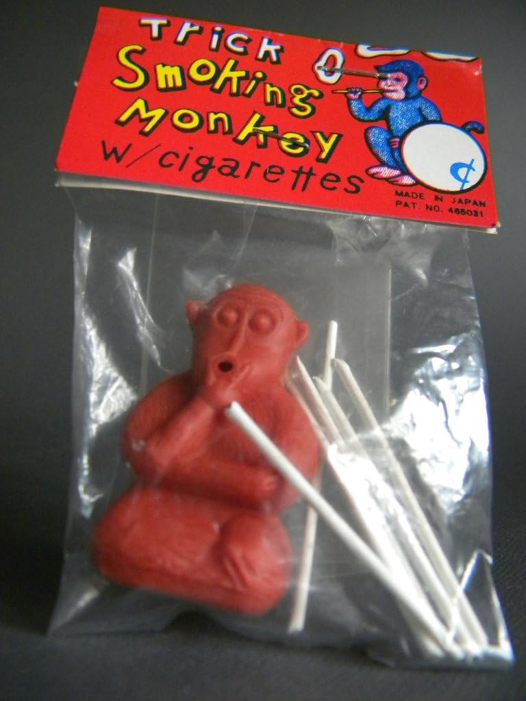 Amazon.co.jp: 当時物 trick 不思議 SMOKING MONKY 煙草 たばこ吸いお