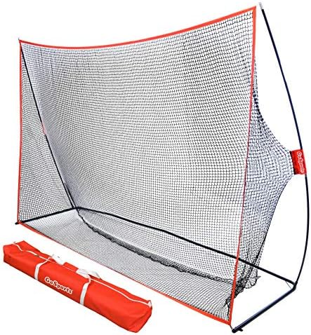 GoSports Golf Practice Hitting Net - Choose Between Huge 10'x7' or 7'x7' Nets -Personal Driving Range for Indoor or Outdoor Use - Designed by Golfers for Golfers