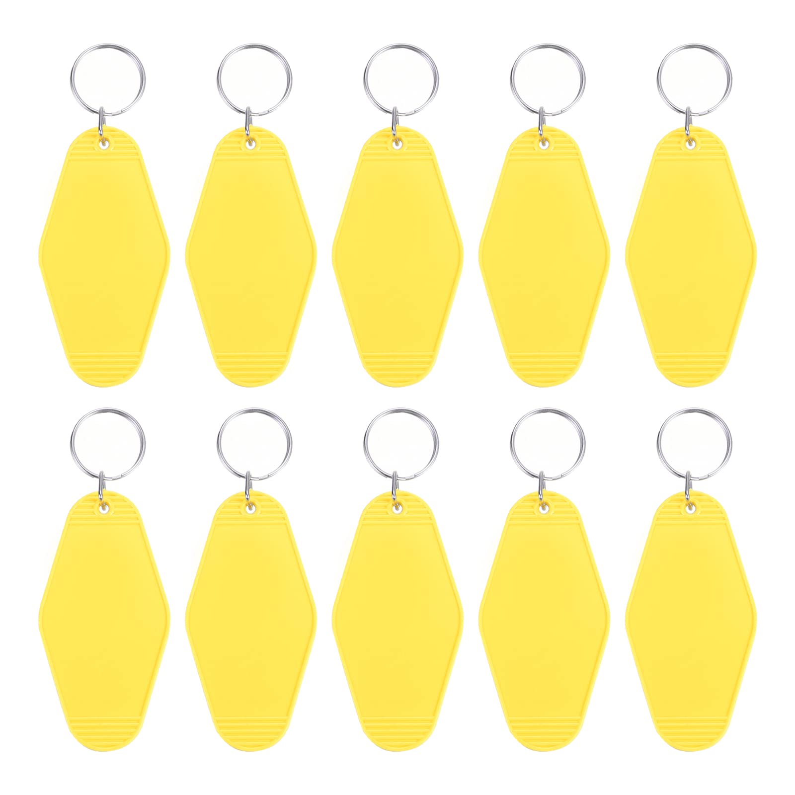 PATIKIL Vintage Motel Keychain, Blank Hotel Keychains Key Tag,