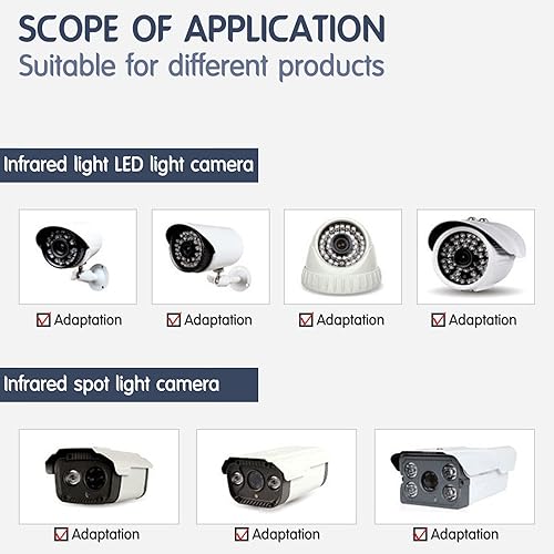 Miniatura 6 de Soporte universal para poste de cámara de seguridad utilizado para soporte adaptador para cámara de seguridad CCTV cúpula PTZ soporte de montaje de