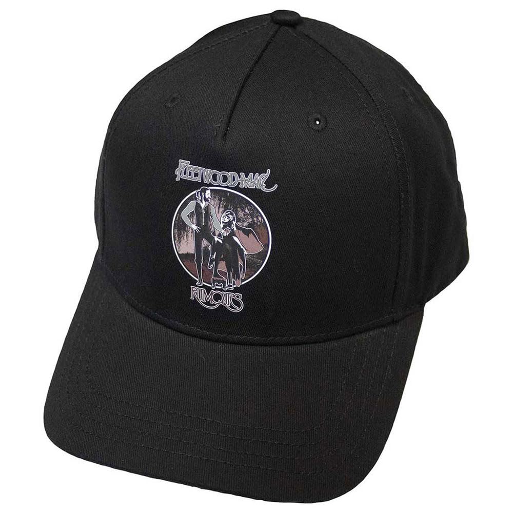 Rock Off Officially Licensed Products Men's Black Fleetwood Mac Rumours Baseball Cap