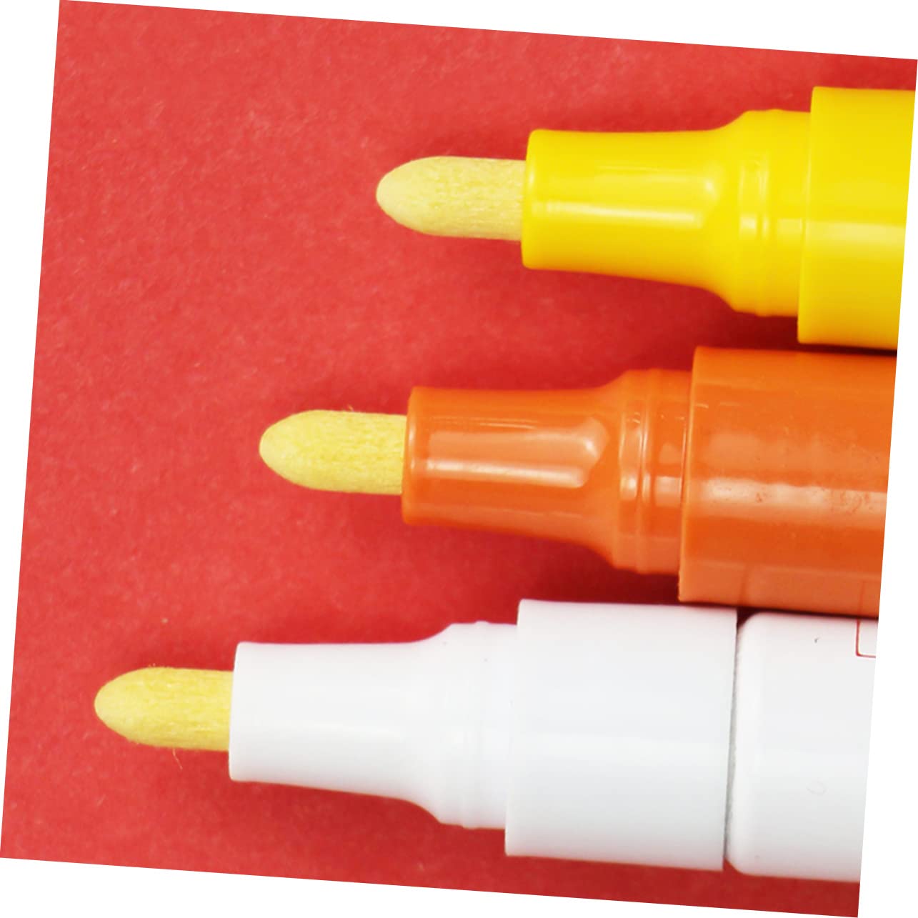 jojofuny 5 Sätze Ersatzminen Für Lackstifte Ersatzspitzen Für Markierungsstifte Quadratische Spitze Lackmarker Ersatzspitzen Für Lackstifte Lackmarkerspitzen Gelbe 60 Stück * 5