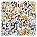 Dragon Ball Z Aufkleber, 100 Stück, Anime-Aufkleber, wasserdicht, Vinyl, Cartoon-Aufkleber für Kinder, Tees, Laptop, Skateboard, Telefon