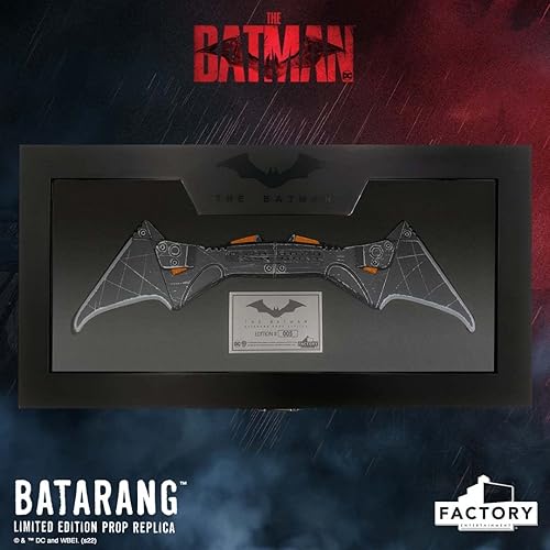 Miniatura 9 de Factory Entertainment La réplica de Batman Batarang Edición Limitada