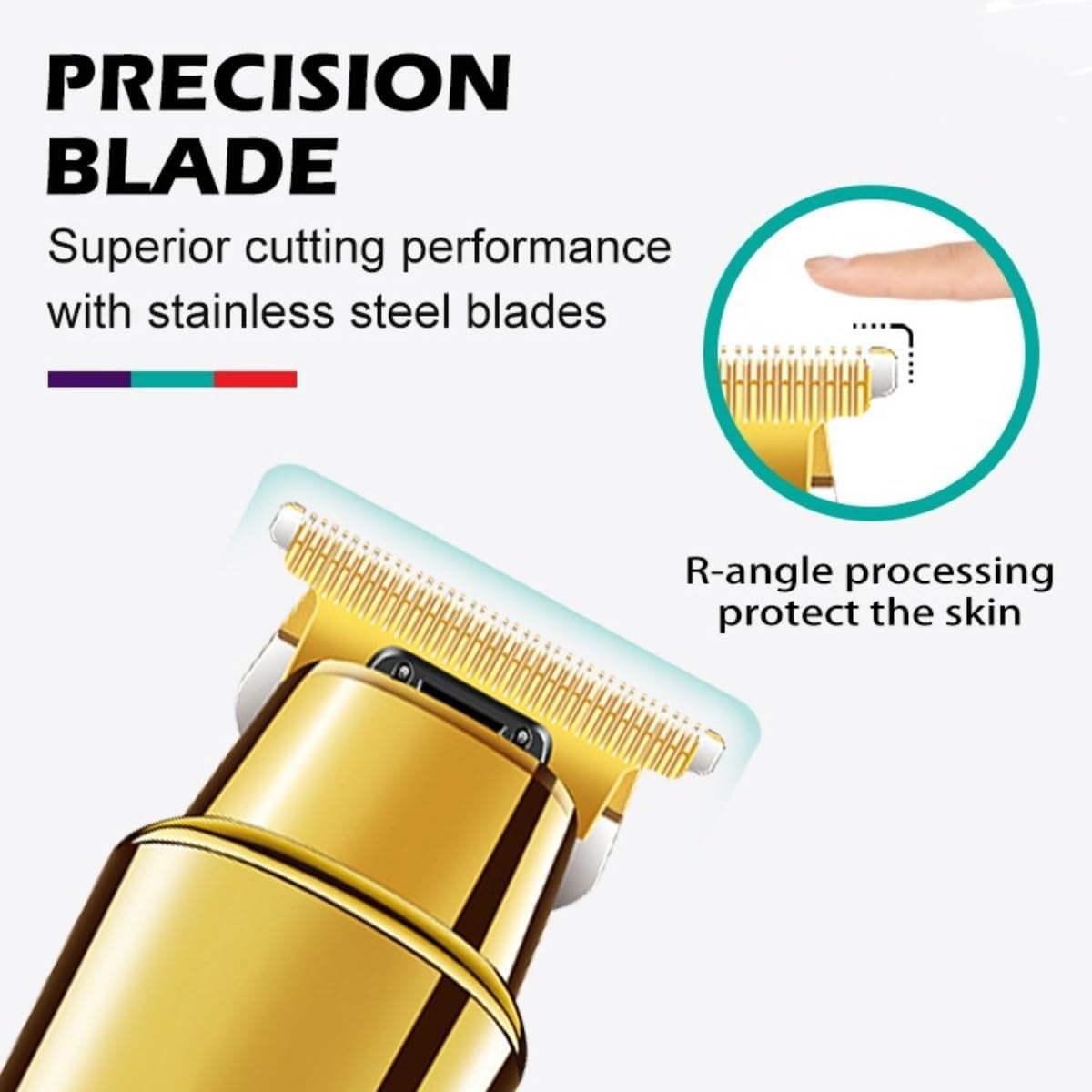 Mens Hair Rechargeable Trimmer Professional Cutting Machine Electric Beard LED Display