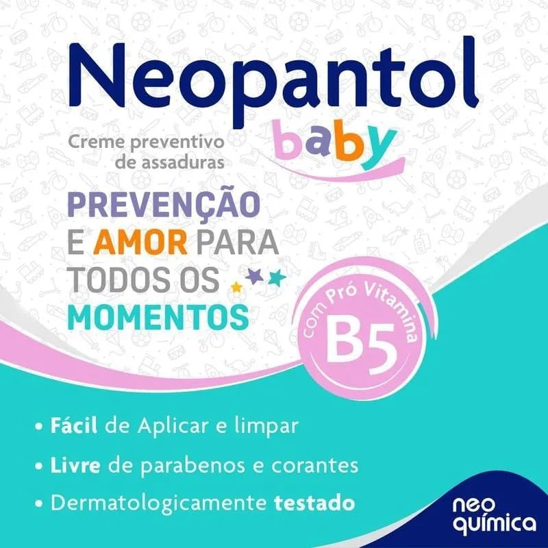 Kit 3 Pomada Para Assaduras Neopantol 30g - Neo Química