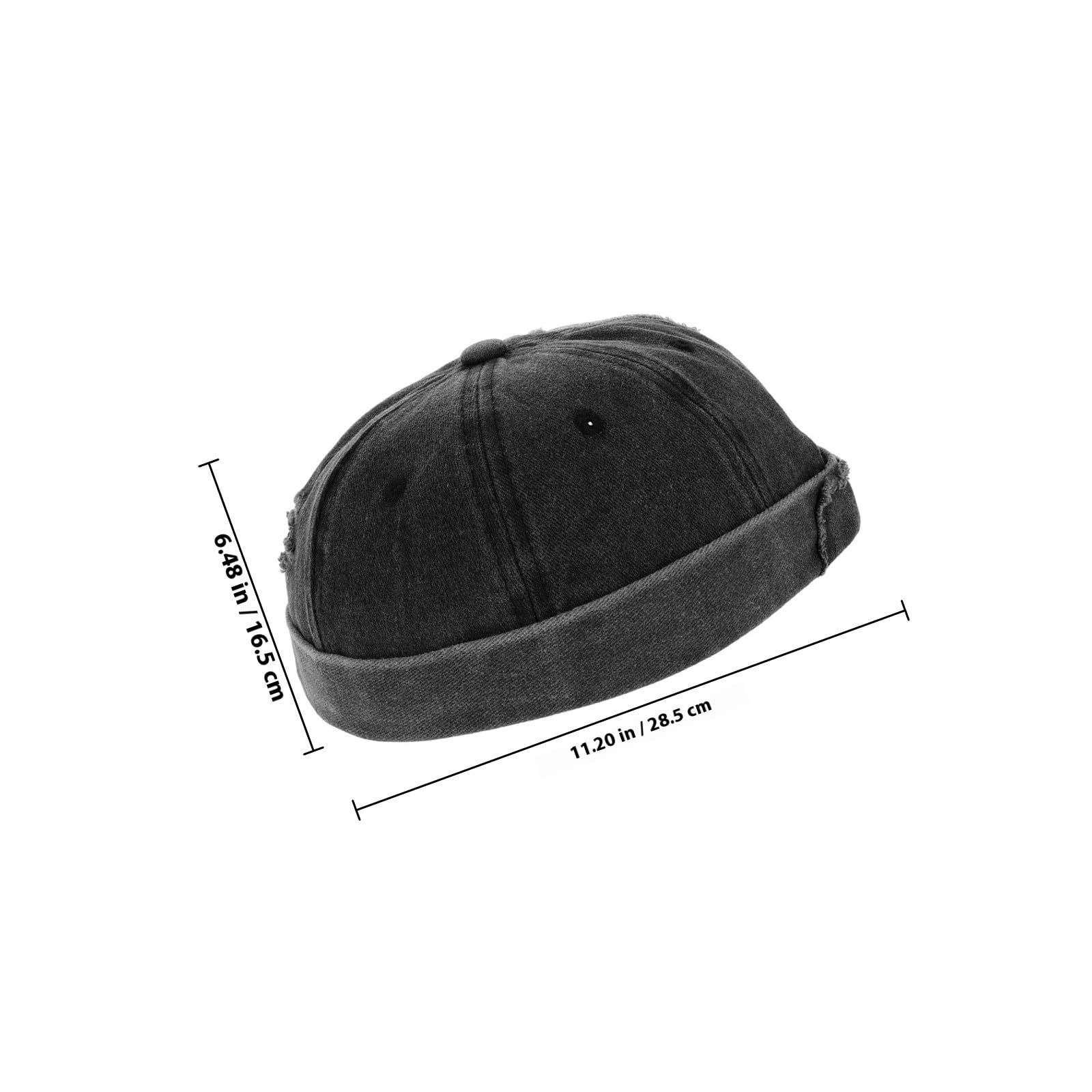 Healeved Berretto Senza Visiera da Uomo in Design Cinese Vintage, Cappello Traspirante in Cotone Casual, Berretto Senza Bordo Adatto per Uso Quotidiano e attività all'Aperto
