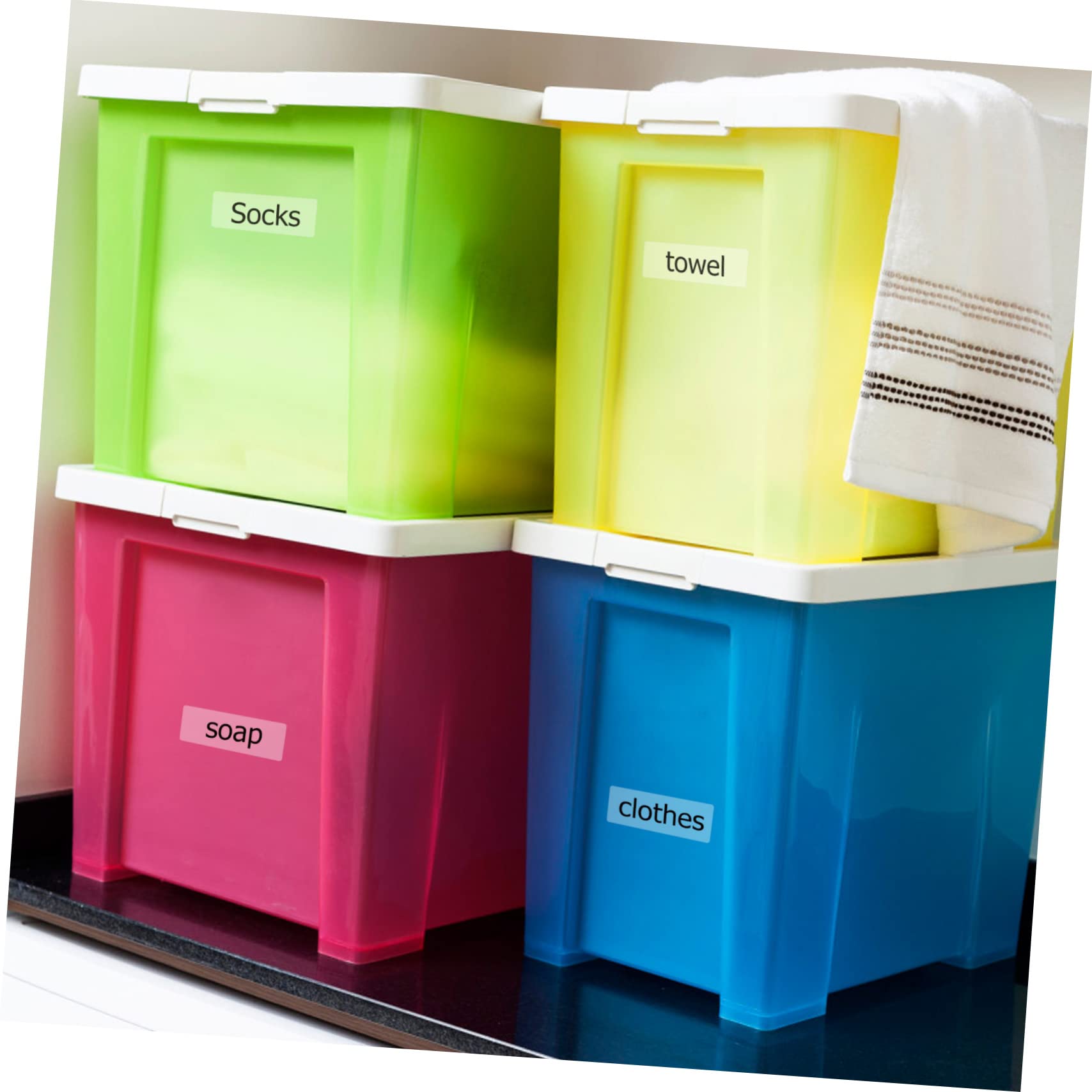 4rollen Transparentes Selbstklebendes Etikett Für Und Langlebig Für Beschriftungen Von Flaschen Boxen Und Dokumenten