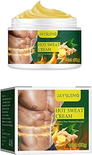 Wangduodu Workout Cream for Men | Tightening Ginger Cream | Chest Belly Fat Remove Cream, Belly Fat Burner for Women & Men Sweat Gel