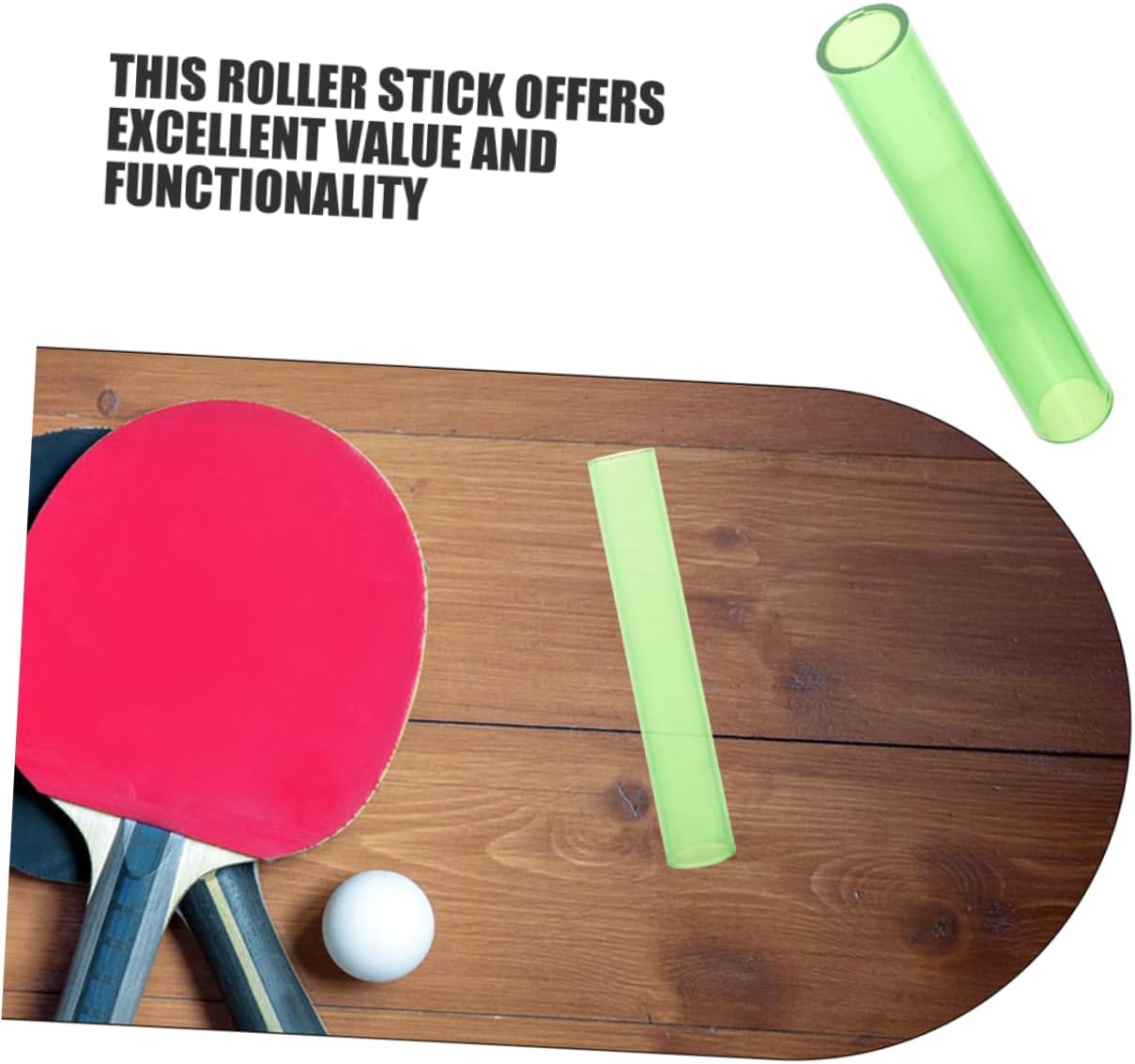 2pcs Table Tennis Racket Rubber Roller Stick Professional Adhesion Tool for Easy Replacement Portable Paddle Accessory for Table Tennis Players